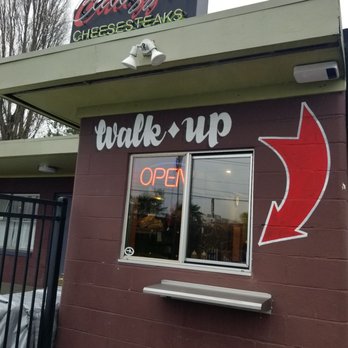 Calozzi's Cheesesteaks - Walk up window - Cheesesteaks Near Me - Seattle, Washington