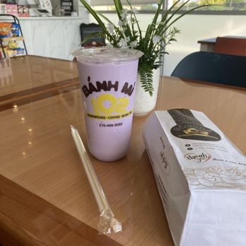 Banh Mi 102 - Taro smoothie - Vietnamese Near Me - San Antonio, Texas