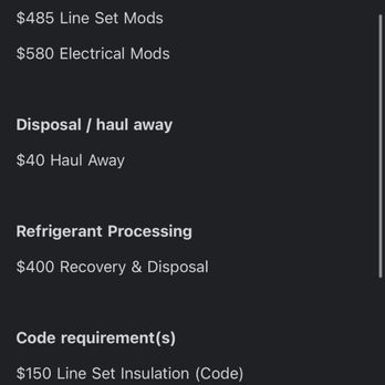 A&G HVAC Solutions, Inc. - Out-of-pocket costs - Heating & Air Conditioning/HVAC Near Me