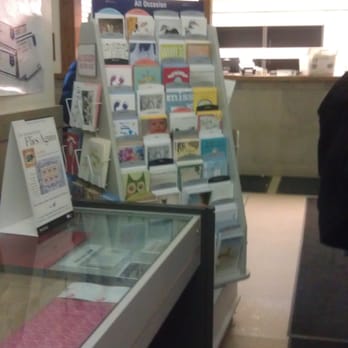 US Post Office - Amazing card rack - Post Offices Near Me - Greenfield, Massachusetts