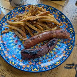Elk and Buffalo Brat Plate