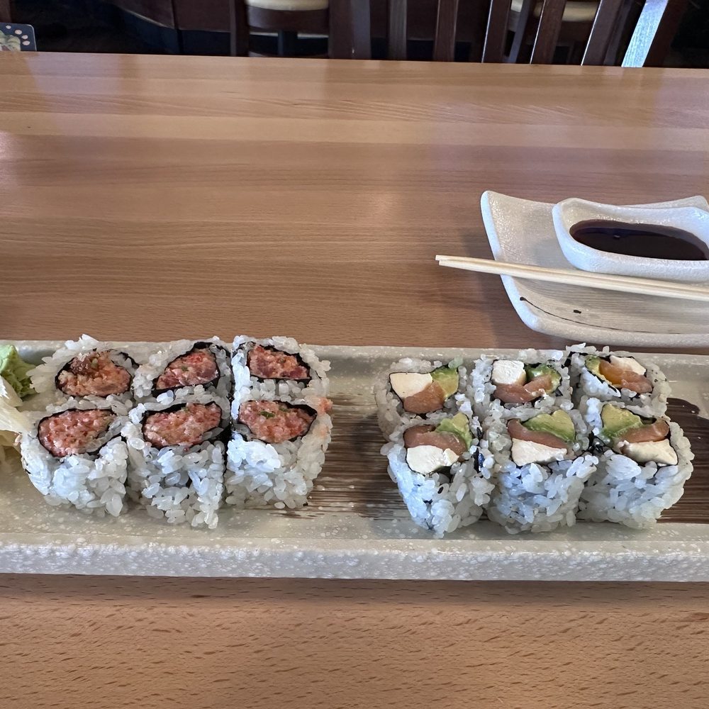 Ninja Sushi - Spicy tuna roll & Philadelphia roll - Japanese Near Me - Littleton, Colorado Ninja Sushi - Spicy tuna roll & Philadelphia roll - Japanese Near Me - Littleton, Colorado