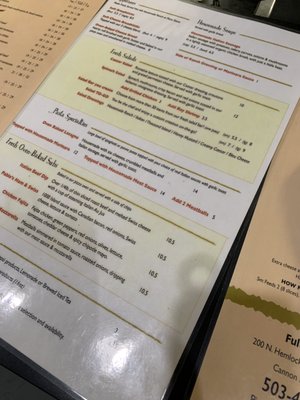 Menu photo 2 Fultano's Pizza Cannon Beach, OR