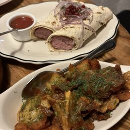 Crispy Potato with House Tkemali Crispy Potato with House Tkemali