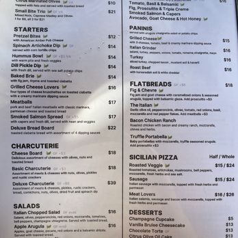 Turquoise Wine Bar - Menue - Wine Bars Near Me - Phoenix, Arizona
