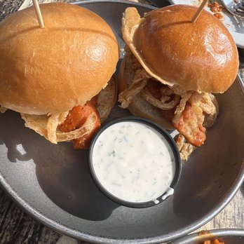 Broderick - Buffalo Chicken Sliders - Burgers Near Me - Walnut Creek, California