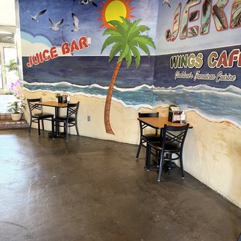 Jerk Wings Cafe - Inside - Caribbean Near Me - Los Angeles, California