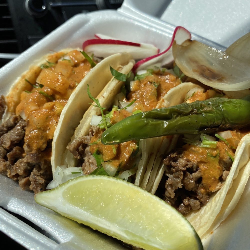 My delicious carne asada tacos! Definitely a must try! My delicious carne asada tacos! Definitely a must try!