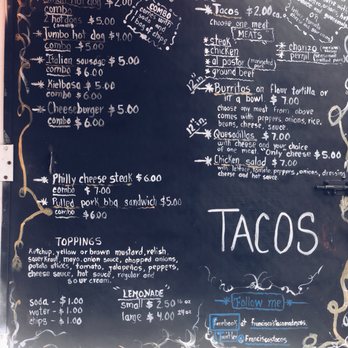 Francisco's Taco Madness - Menu - Food Trucks Near Me - Fern Park, Florida Francisco's Taco Madness - Menu - Food Trucks Near Me - Fern Park, Florida