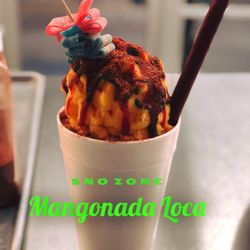 Sno Zone - Our Loca's feature various treats throughout the layers of your choice of Nada