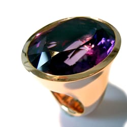 Sentners Schmuck Galerie - Ring in Roségold mit Amethyst