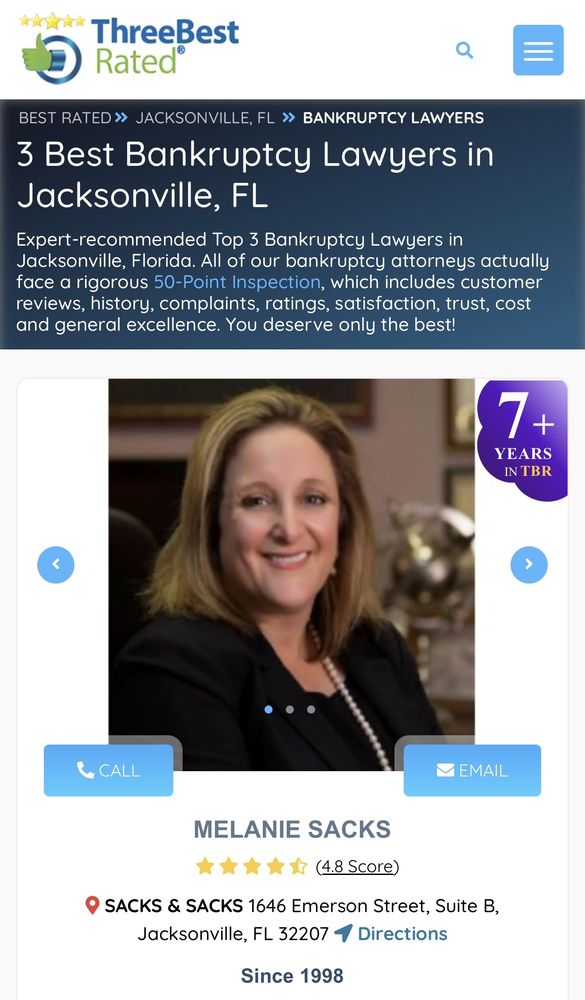 Law Offices of Sacks & Sacks, PA - divorce attorney in Jacksonville, FL