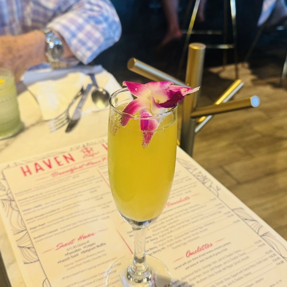 Haven Haus Cafe - Mango mimosa - Breakfast & Brunch Near Me - Temecula, California