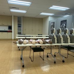 Central Oahu CPR - Lots of space!! Come sign up! We utilize Brayden "Big Red" manikins that provides feedback as you practice your CPR skills!