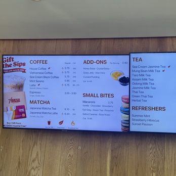7 Leaves Cafe - Menu - Bubble Tea Near Me - San Jose, California