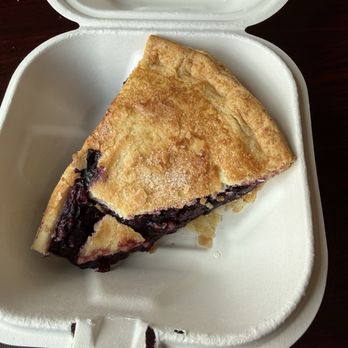 Two Sisters Cafe - Huckleberry pie. - American Near Me - Babb, Montana Two Sisters Cafe - Huckleberry pie. - American Near Me - Babb, Montana