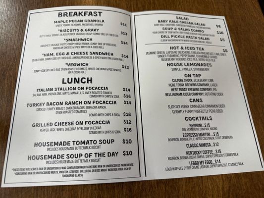Menu photo 1 Little Jaye Seattle, WA