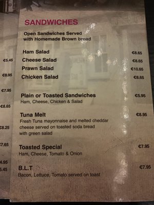 Menu photo 1 Fureys Pub Enfield, KE