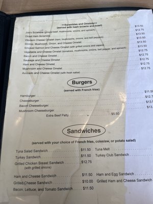 Menu photo 2 Joe's Coffee Shop San Francisco, CA Menu photo 2 Joe's Coffee Shop San Francisco, CA