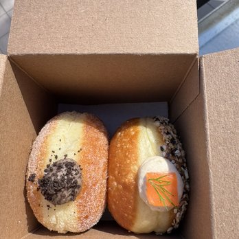 The Flour Box - Cookies and cream and salmon lox donuts - Bakeries Near Me - Seattle, Washington The Flour Box - Cookies and cream and salmon lox donuts - Bakeries Near Me - Seattle, Washington