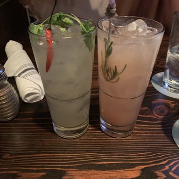 Union Kitchen and Tap Encinitas - Miyagi on the left Something Rose? It's a vodka drink with lavender. I forgot what it was called! - New American Near Me - Encinitas, California Union Kitchen and Tap Encinitas - Miyagi on the left Something Rose? It's a vodka drink with lavender. I forgot what it was called! - New American Near Me - Encinitas, California