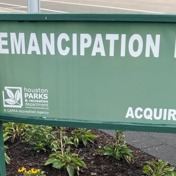 Emancipation Park - Sign says it all - Parks Near Me - Houston, Texas Emancipation Park - Sign says it all - Parks Near Me - Houston, Texas