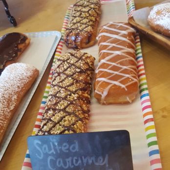 Dutch Monkey Doughnuts - Salted caramel, with and without nuts. - Donuts Near Me - Cumming, Georgia Dutch Monkey Doughnuts - Salted caramel, with and without nuts. - Donuts Near Me - Cumming, Georgia