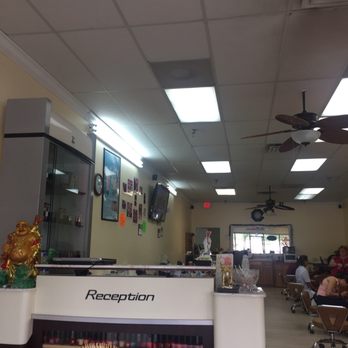 Best Nails Spa - Televisions 1 for watching while getting a pedicure. - Nail Salons Near Me - Sarasota, Florida