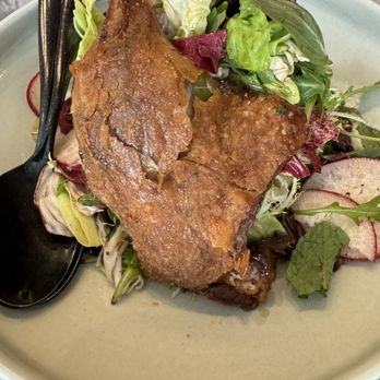 Slanted Door - Duck salad. Duck is crispy but a little dry. Overall salad is tasty! Highly recommend! - Vietnamese Near Me - San Ramon, California Slanted Door - Duck salad. Duck is crispy but a little dry. Overall salad is tasty! Highly recommend! - Vietnamese Near Me - San Ramon, California