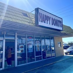 Happy Donuts - Right off the road by Brookshire Brothers. Easy parking