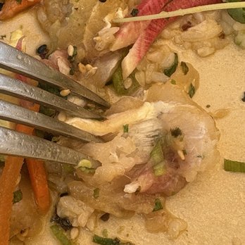 Malibu Farm Restaurant - Could not even cut through this piece of fish. - Salad Near Me - Malibu, California Malibu Farm Restaurant - Could not even cut through this piece of fish. - Salad Near Me - Malibu, California