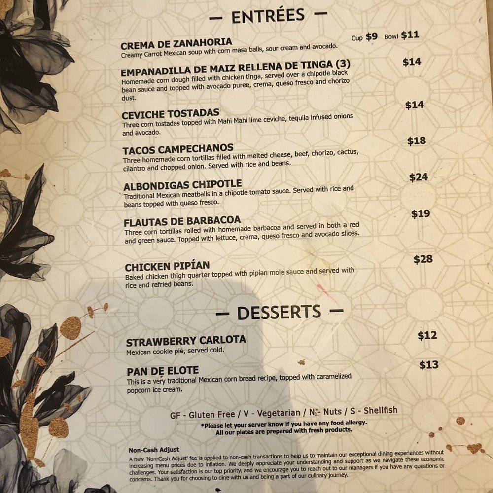 Ambriza - Featured menu - Mexican Near Me - Katy, Texas