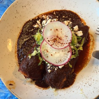 Casa Azul - Del Fajitas de Pollo con Mole Negro - Mexican Near Me - Brooklyn, New York