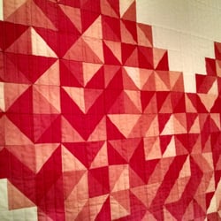 Heart quilt designed by a local - they also sell the pattern here