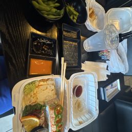 MEXICN ROLL AND GYOZA DUMPLINGS MEXICN ROLL AND GYOZA DUMPLINGS