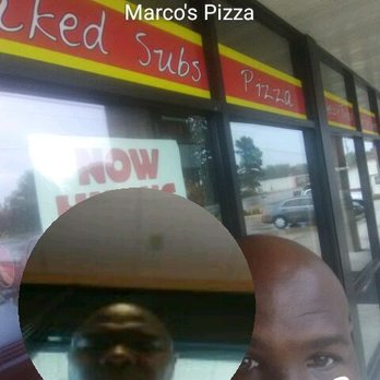 Marco's Pizza - a selfie of a man in front of a store - Pizza Near Me - Sherwood, Arkansas