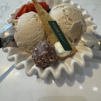 Little Beetle - Chef's special anniversary dessert on the house. - American Near Me - Chilliwack, British Columbia