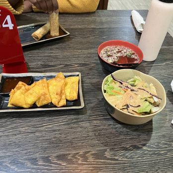 Tokyo Teppan Cafe - Soup, salad, and krab Rangoon - Japanese Near Me - Orlando, Florida Tokyo Teppan Cafe - Soup, salad, and krab Rangoon - Japanese Near Me - Orlando, Florida