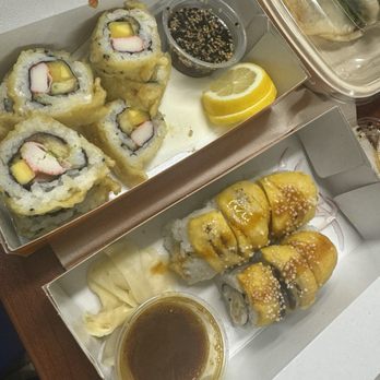 Moshi Moshi - Tony Montana Roll,  California Mango Tempura roll, Pork bun - Sushi Bars Near Me - Miami, Florida