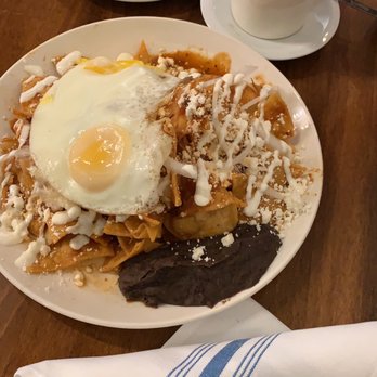 Brunch - Chilaqueles with red salsa. Very delicious!!!! - Breakfast & Brunch Near Me - Vancouver, British Columbia Brunch - Chilaqueles with red salsa. Very delicious!!!! - Breakfast & Brunch Near Me - Vancouver, British Columbia