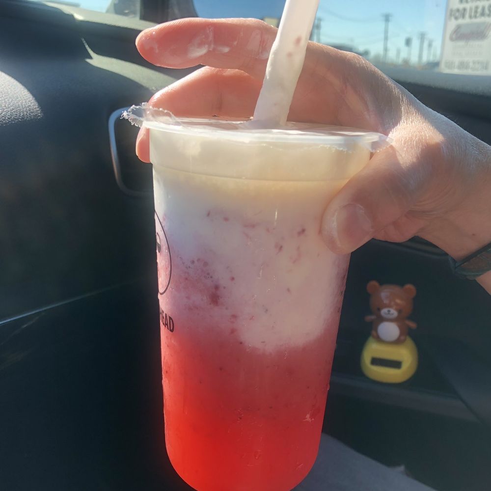 Bobahead - Fresh Strawberry Creama - Bubble Tea Near Me - Eugene, Oregon