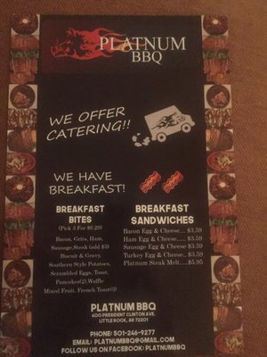 Menu photo 4 Platnum BBQ Little Rock, AR