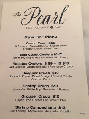 Menu photo 7 The Pearl Restaurant and Bar Houston, TX Menu photo 7 The Pearl Restaurant and Bar Houston, TX