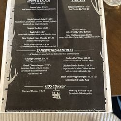 Goosefeathers - Menu