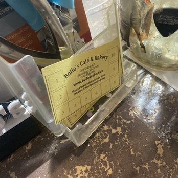 Bollo's Cafe & Bakery - Loyalty Program! Buy 10 cups of coffee, get one free! - Bakeries Near Me - Blacksburg, Virginia Bollo's Cafe & Bakery - Loyalty Program! Buy 10 cups of coffee, get one free! - Bakeries Near Me - Blacksburg, Virginia