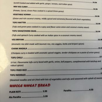 Unique Indian Cuisine - Vegan menu, continued - Indian Near Me - Denver, Colorado Unique Indian Cuisine - Vegan menu, continued - Indian Near Me - Denver, Colorado