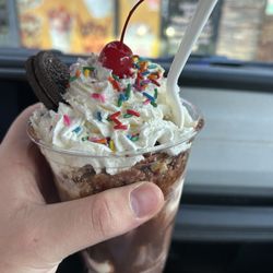 Crazy Goodies - Hot fudge sunday. Peanut overload, they do not skimp on toppings whatsoever!!