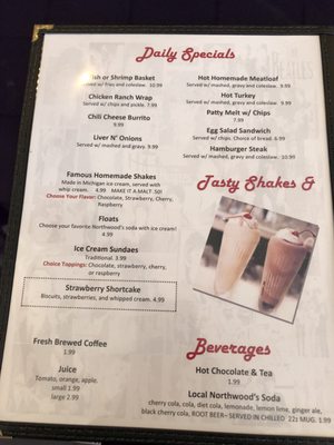 Menu photo 1 Sparky's Diner Traverse City, MI Menu photo 1 Sparky's Diner Traverse City, MI