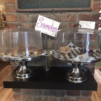Glazed Over Donuts - Display of the donut of the day as well as tasting samples of the naked donut. - Donuts Near Me - Beacon, New York Glazed Over Donuts - Display of the donut of the day as well as tasting samples of the naked donut. - Donuts Near Me - Beacon, New York