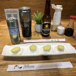 Drinks, mochi